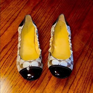 Coach Ballet Brown Flats 👟